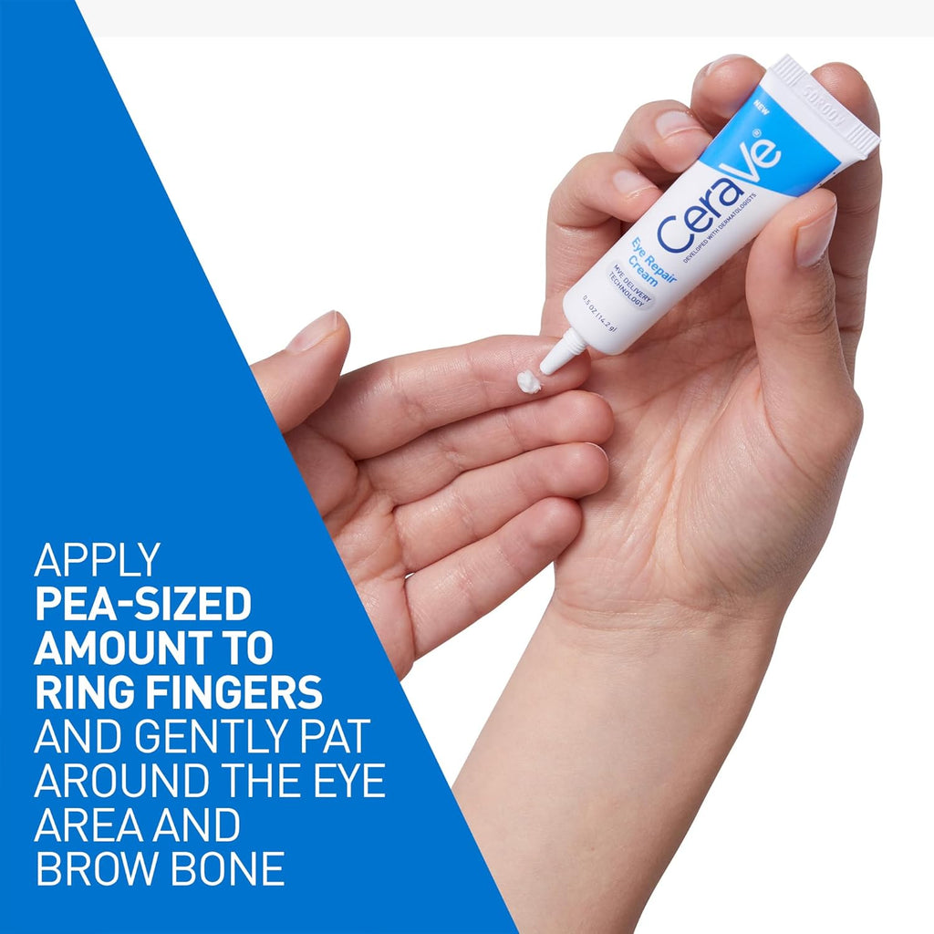 CeraVe Eye Repair Cream, Under Eye Cream For Puffiness