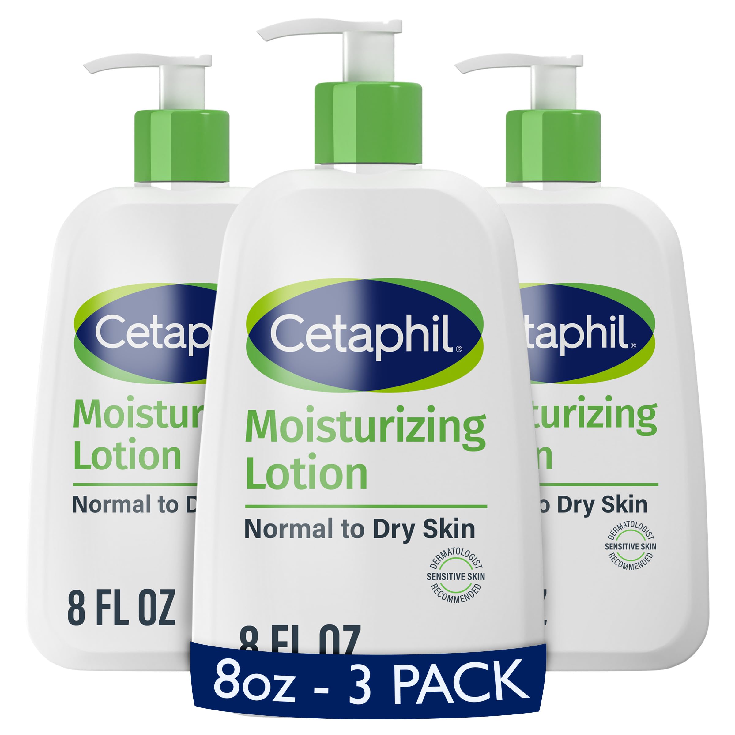 Cetaphil Face & Body Moisturizer, Hydrating Moisturizing Lotion for All Skin Types, Suitable for Sensitive Skin, NEW 20 oz, Fragrance Free, Hypoallergenic, Non-Comedogenic