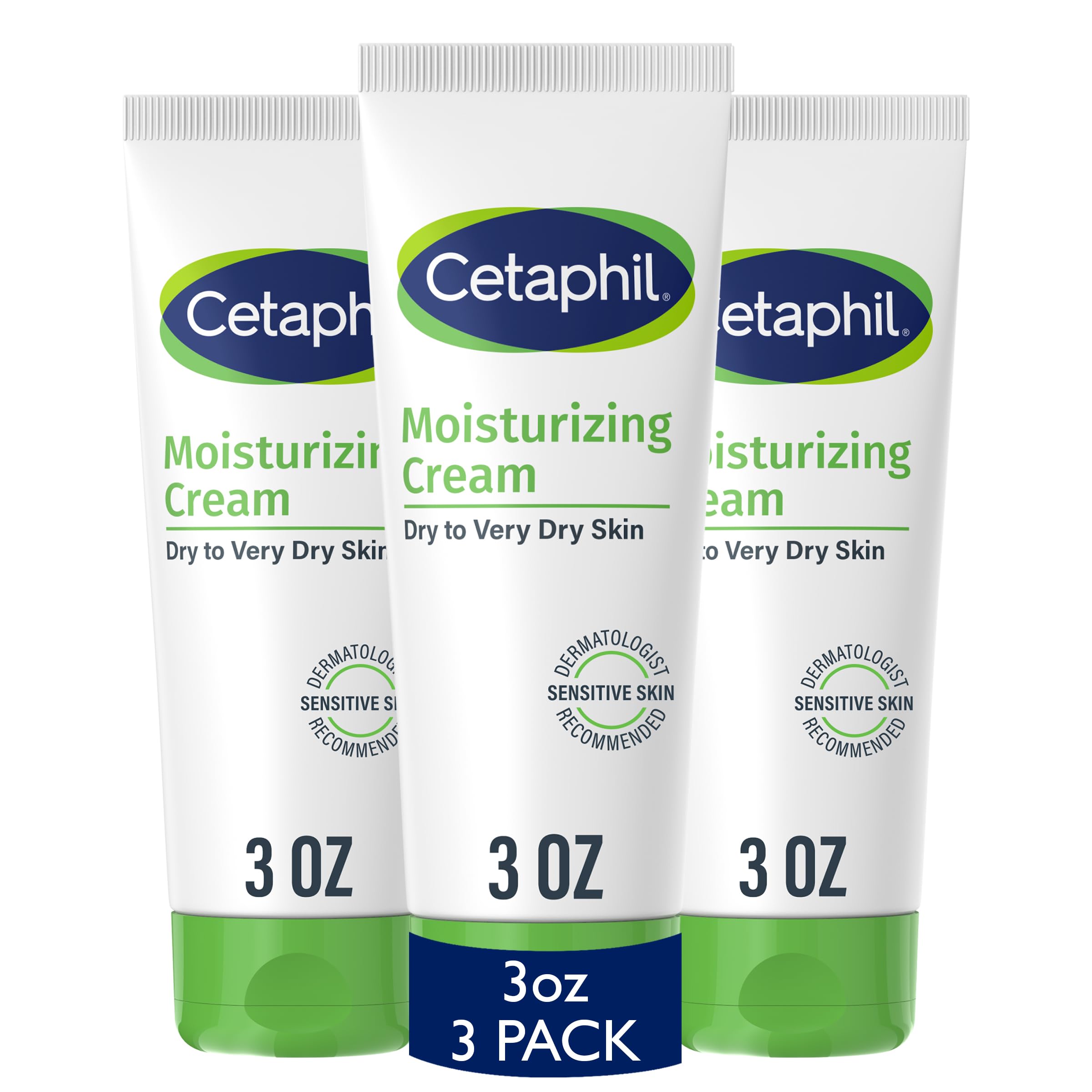 Cetaphil Face & Body Moisturizer, Hydrating Moisturizing Cream for Dry to Very Dry, Sensitive Skin, NEW 8.8 oz, Fragrance Free, Non-Comedogenic, Non-Greasy (Packaging May Vary)