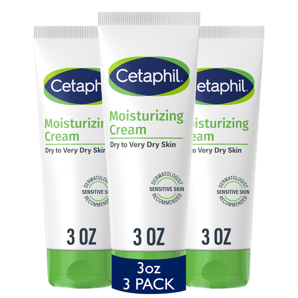 Cetaphil Face & Body Moisturizer, Hydrating Moisturizing Cream for Dry to Very Dry, Sensitive Skin, NEW 16 oz, Fragrance Free, Non-Comedogenic, Non-Greasy