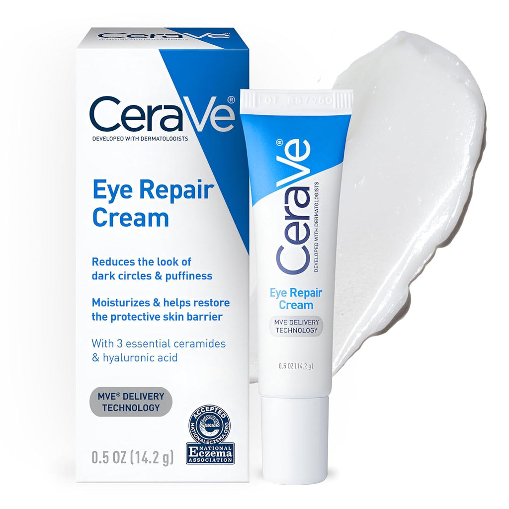 CeraVe Eye Repair Cream, Under Eye Cream For Puffiness