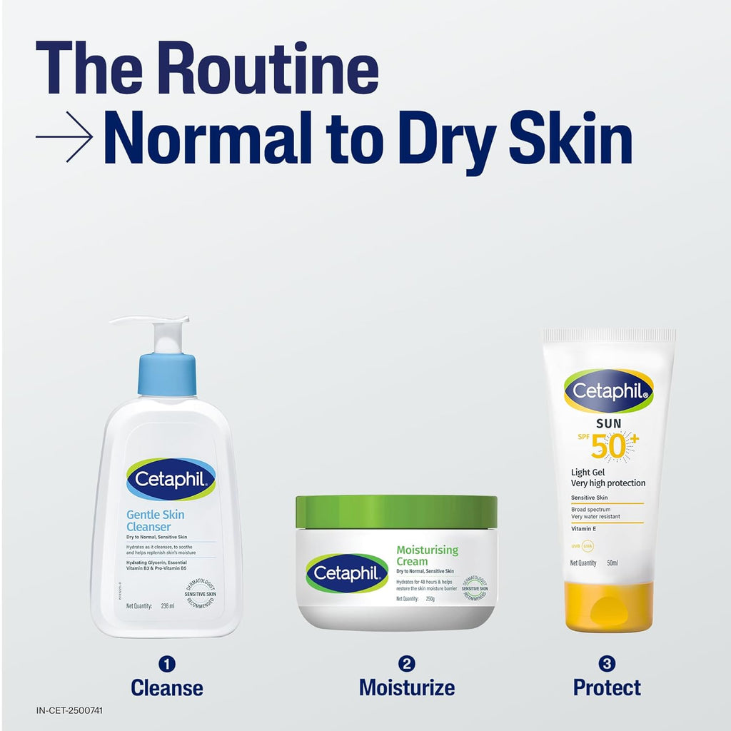 Cetaphil Face & Body Moisturizer, Hydrating Moisturizing Cream for Dry to Very Dry, Sensitive Skin, NEW 8.8 oz, Fragrance Free, Non-Comedogenic, Non-Greasy (Packaging May Vary)