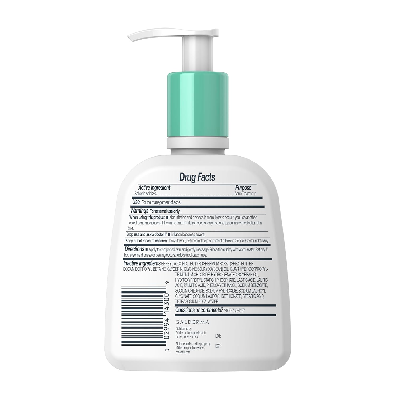 Cetaphil Gentle Clear Pore Clearing Acne Cleanser, Foaming Gel Cleanser for Sensitive, Acne-Prone Skin, 8 Fl Oz Pump Bottle, 2% Salicylic Acid, Gently Exfoliates, Dermatologist Recommended Brand