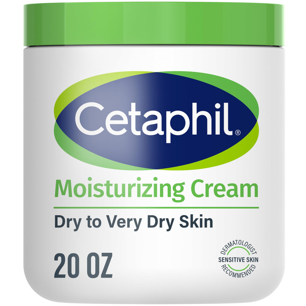 Cetaphil Face & Body Moisturizer, Hydrating Moisturizing Cream for Dry to Very Dry, Sensitive Skin, NEW 16 oz, Fragrance Free, Non-Comedogenic, Non-Greasy