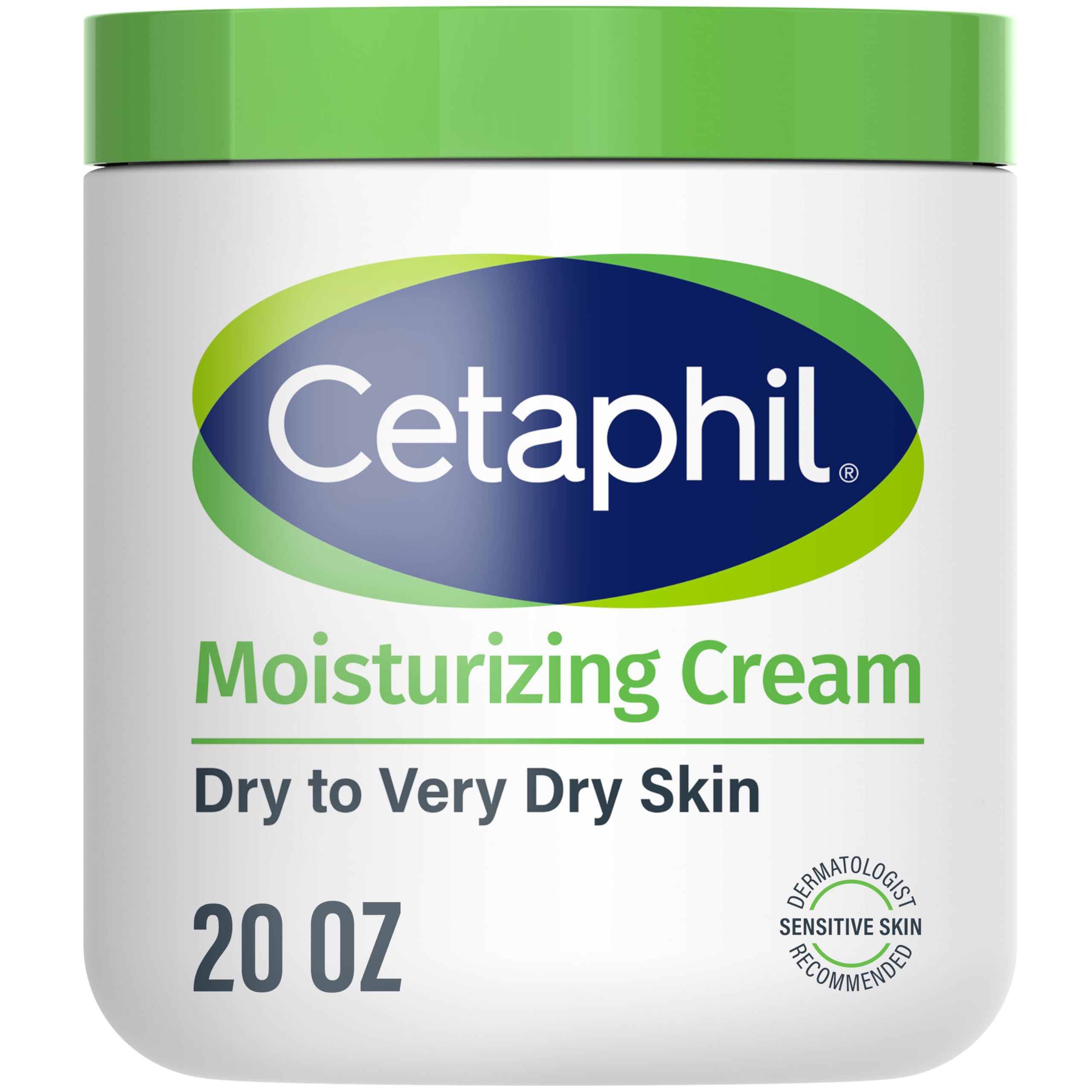 Cetaphil Face & Body Moisturizer, Hydrating Moisturizing Cream for Dry to Very Dry, Sensitive Skin, NEW 8.8 oz, Fragrance Free, Non-Comedogenic, Non-Greasy (Packaging May Vary)