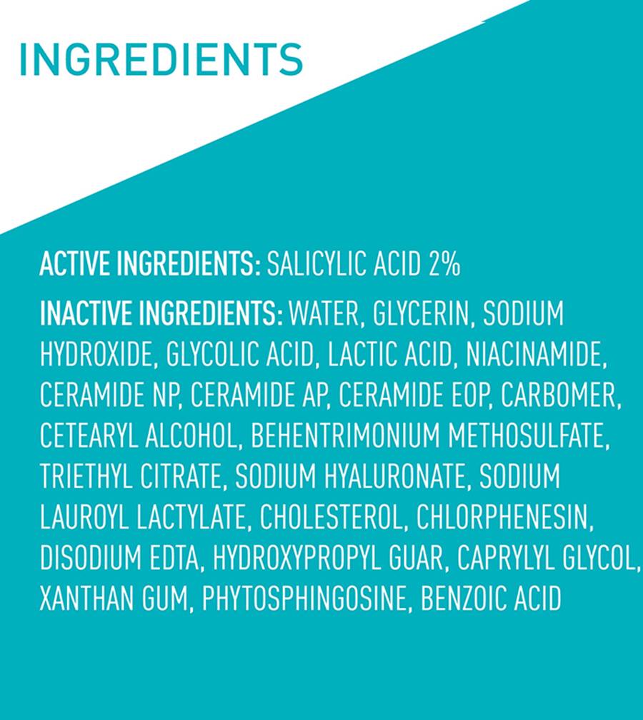 CeraVe Acne Control Gel, 2% Salicylic Acid Treatment With Glycolic Acid + Lactic Acids,